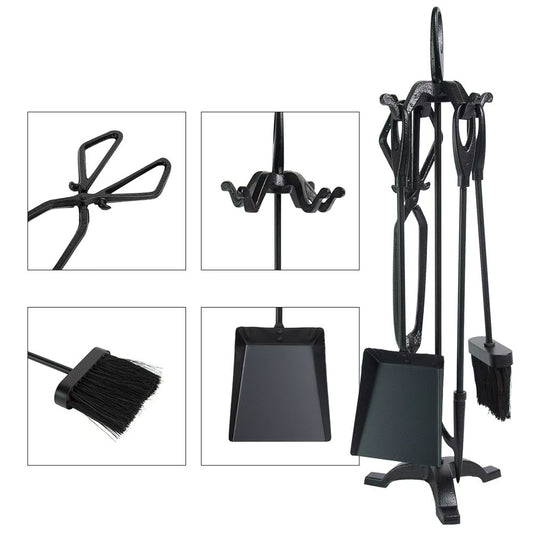 SXFireplace 4-Piece Fireplace Tool Set