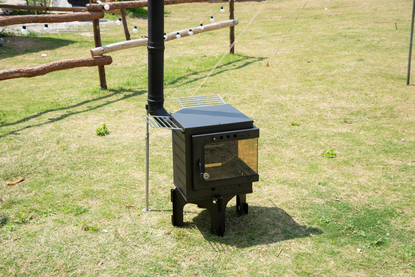 SXFireplace 07P01 Freestanding Outdoor Wood Stove Kit