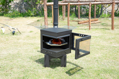 SXFireplace 07P01 Freestanding Outdoor Wood Stove Kit