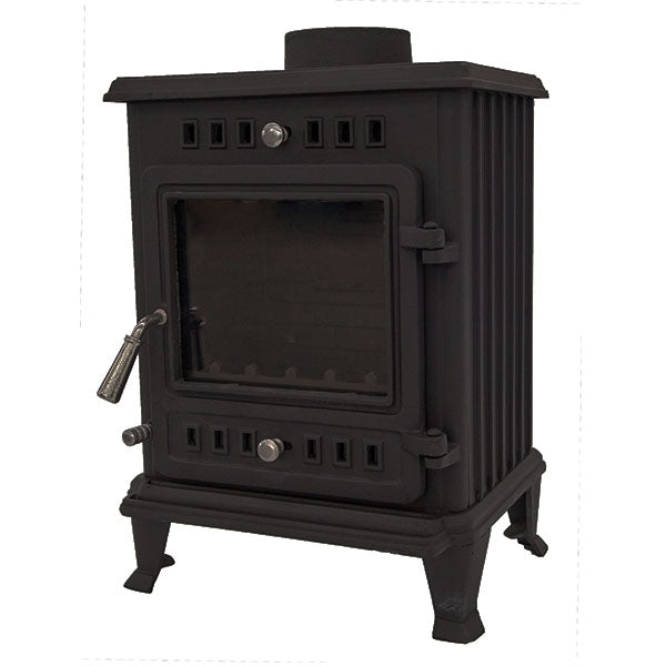 SXFireplace ECB50 Compact Cast Iron Wood-Burning Stove