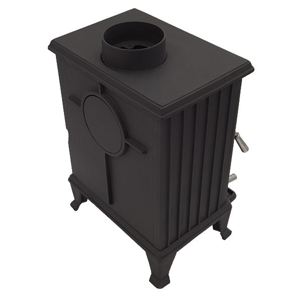 SXFireplace ECB50 Compact Cast Iron Wood-Burning Stove