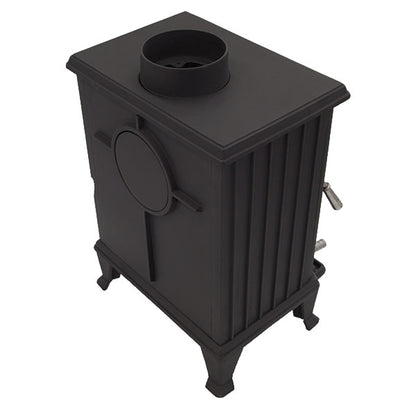 SXFireplace ECB50 Compact Cast Iron Wood-Burning Stove