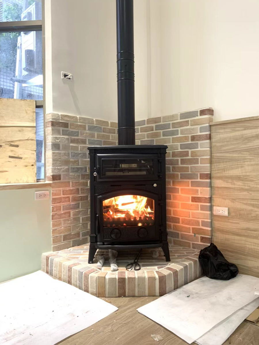 SXFireplace FOB03 Classic Cast Iron Wood-Burning Stove