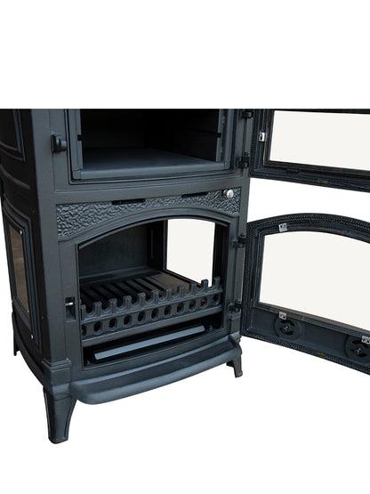 SXFireplace FOB03 Classic Cast Iron Wood-Burning Stove