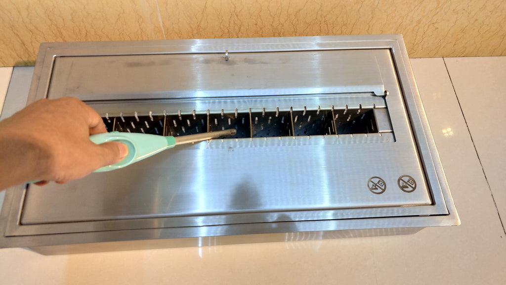 SXFireplace Moderner, ventloser Kaminbrennereinsatz aus Edelstahl