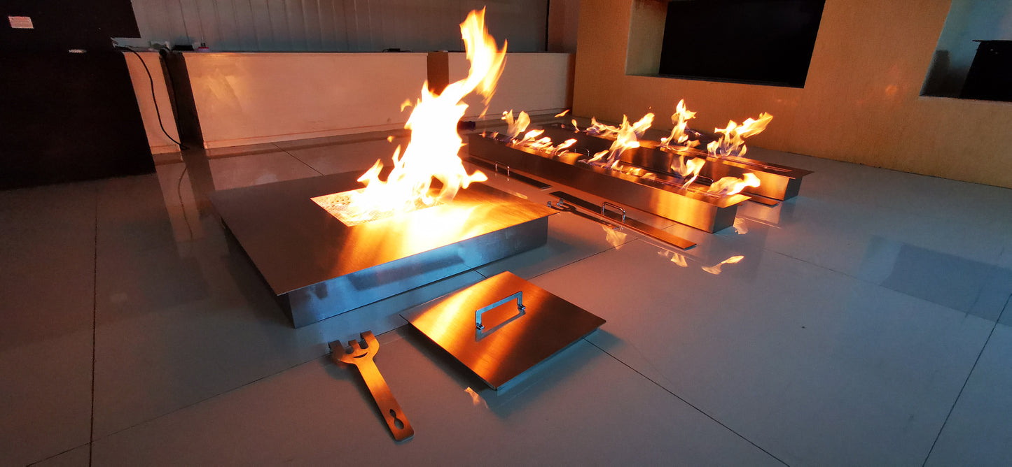 SXRX Square Manual Bioethanol Burner