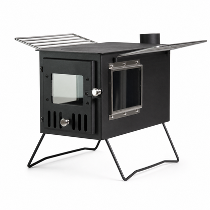 SXFireplace 07B02 Dual-Glass Camping Wood Stove