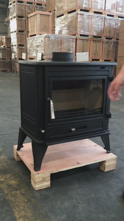 SXFireplace CRB10 Cast Iron Wood-Burning Stove
